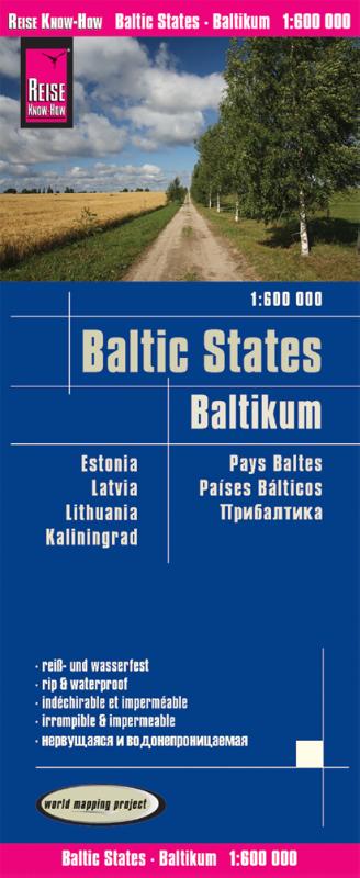 9783831773718-Reise-Know-How-Landkarte-Baltikum-1--600.000--Estland-Lettland-Litauen-und-Region-Kaliningrad