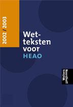 9789001074340 Wetteksten HEAO  20022003  druk 1