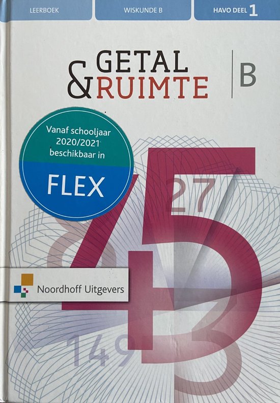 9789001574789 Getal en Ruimte 12e ed havo wiskunde B deel 1