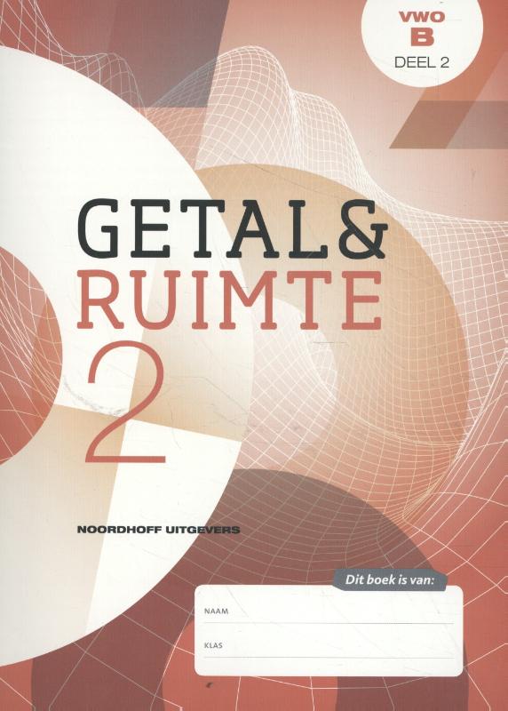 9789001593896 Getal  Ruimte vwo B deel 2