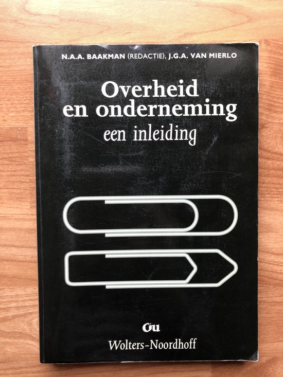 9789001666606 Overheid en onderneming