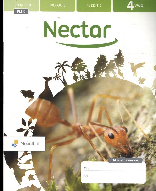 9789001735982 Nectar 4 vwo flex biologie leerboek