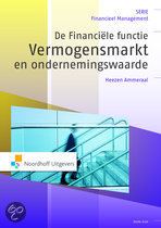 9789001784317 Financieel management  De financile functie Vermogensmarkt en ondernemingswaarde