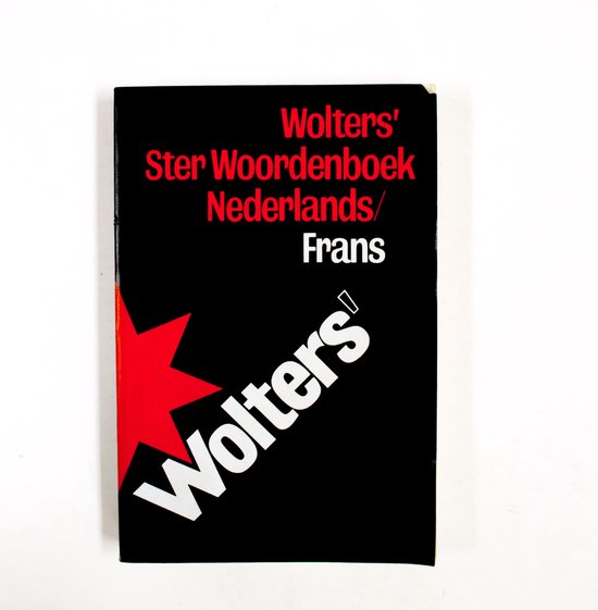 9789001813017 Wolters Ster Woordenboek