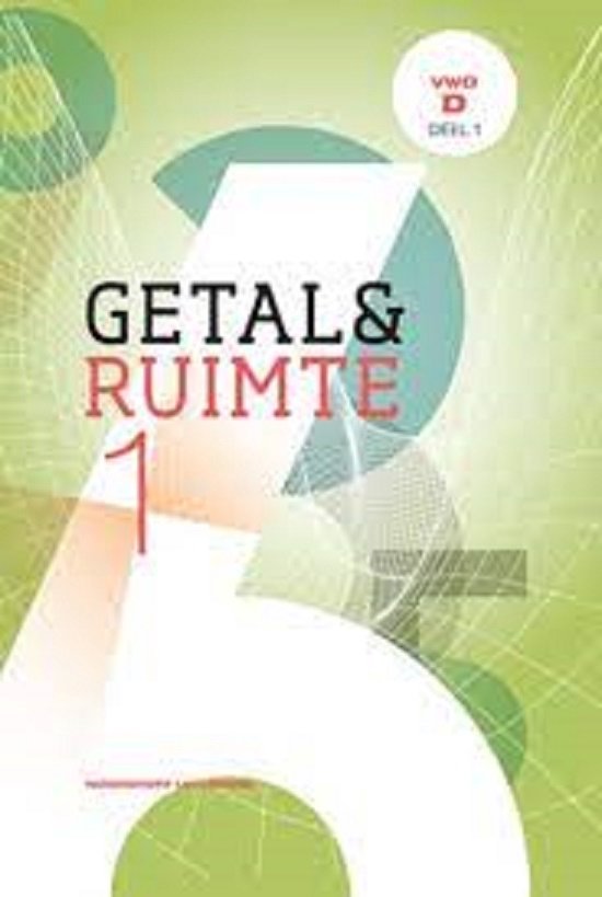 9789001842383 Getal en ruimte 11e ed wiskunded vwo deel 1