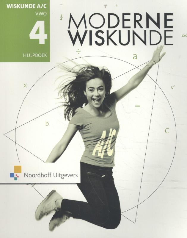 9789001850623 Moderne Wiskunde 4 vwo wiskunde AC hulpboek