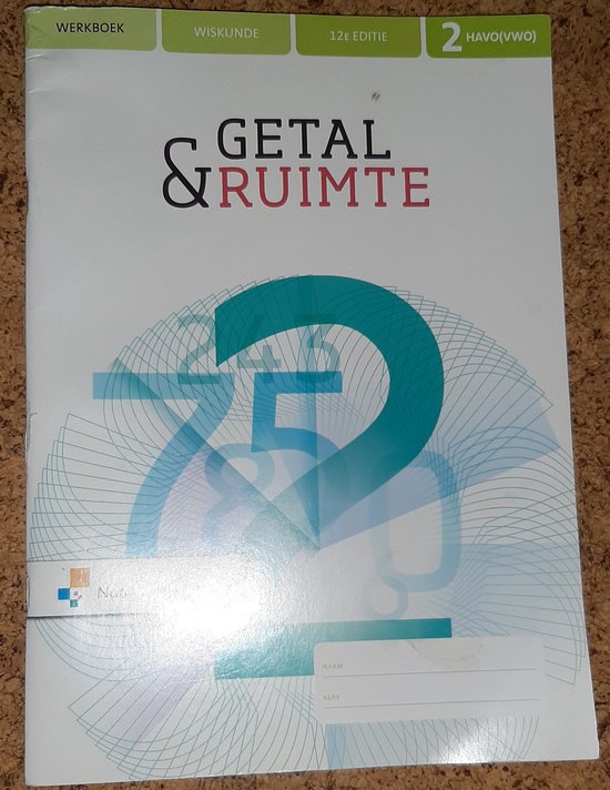 9789001888770-Getal--Ruimte-12e-editie-2-havovwo-werkboek