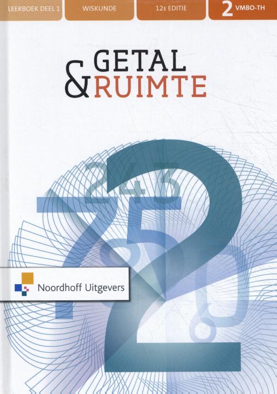 9789001900151 Getal en ruimte 12e ed 2 vmboth deel 1