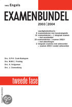 9789006072099 Examenbundel vwo  Engels 20032004  druk 1