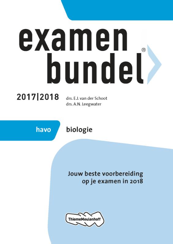 9789006391626 Examenbundel 20172018 havo Biologie