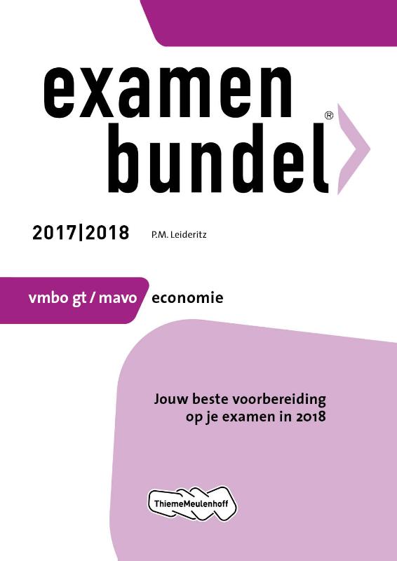9789006391664 Examenbundel Economie Vmbo gtmavo 20172018
