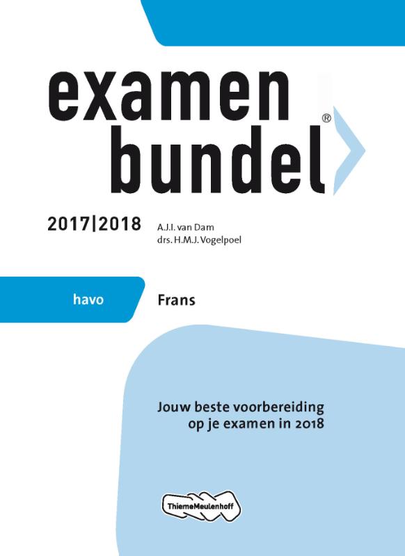 9789006391718 Examenbundel havo Frans 20172018
