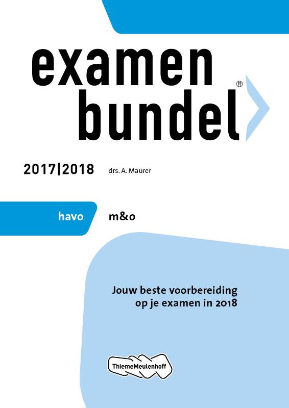9789006391756 Examenbundel havo Management  Organisatie 20172018
