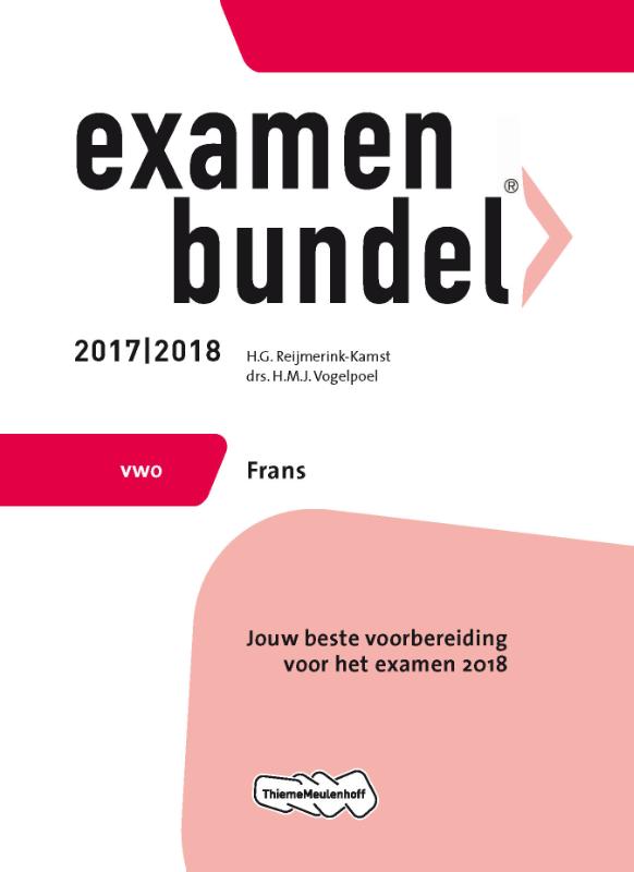 9789006391794 Examenbundel vwo Frans 20172018