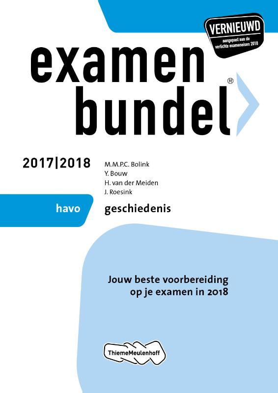 9789006391862 Examenbundel havo Geschiedenis 20172018