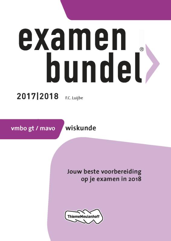 9789006391947 Examenbundel vmbogtmavo Wiskunde 20172018