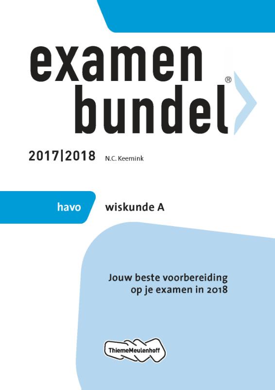 9789006392005 Examenbundel havo Wiskunde A 20172018