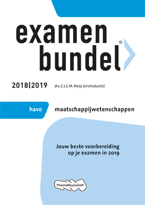 9789006429220 Examenbundel havo Maatschappijwetenschappen 20182019