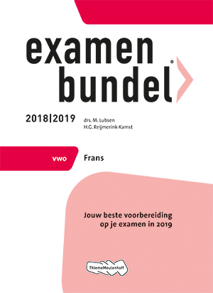 9789006429282 Examenbundel 20182019 vwo frans