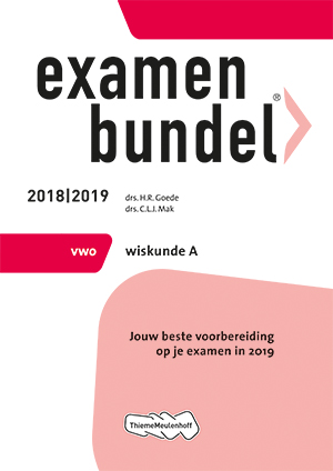 9789006429428 Examenbundel vwo Wiskunde A 20182019