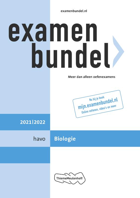 9789006491302 Examenbundel havo Biologie 20212022