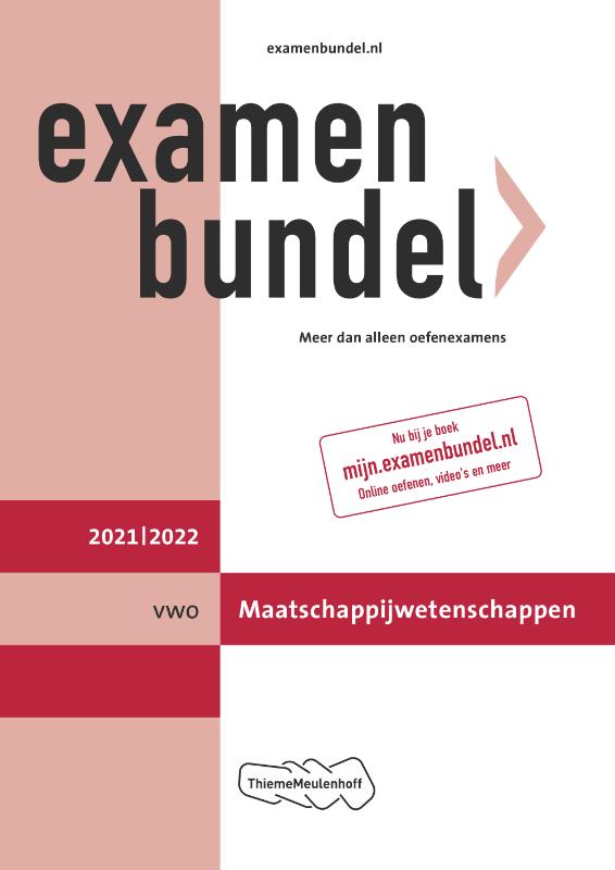 9789006491371 Examenbundel vwo Maatschappijwetenschappen 20212022