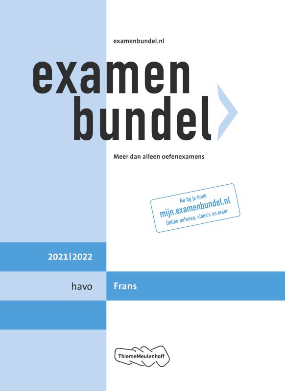 9789006491395 Examenbundel havo Frans 20212022