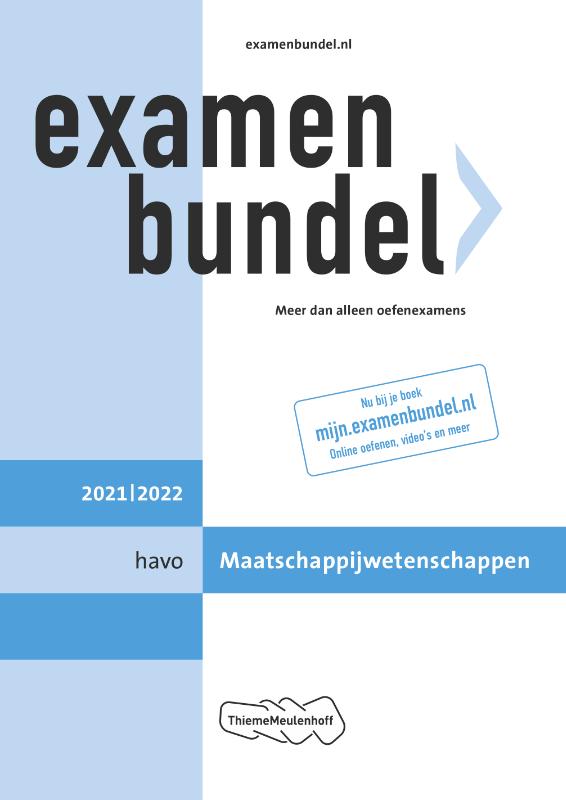 9789006491418 Examenbundel havo Maatschappijwetenschappen 20212022
