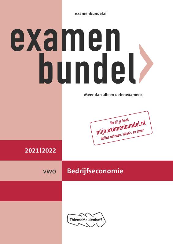 9789006491425 Examenbundel vwo Bedrijfseconomie 20212022
