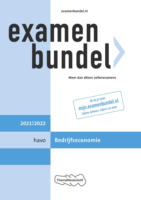 9789006491432 Examenbundel havo Bedrijfseconomie 20212022