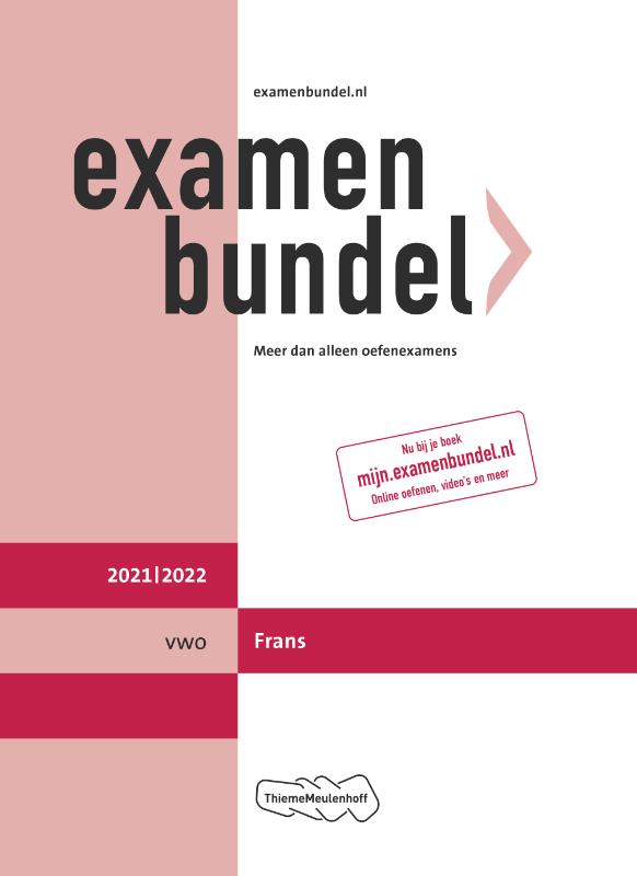 9789006491470 Examenbundel vwo Frans 20212022