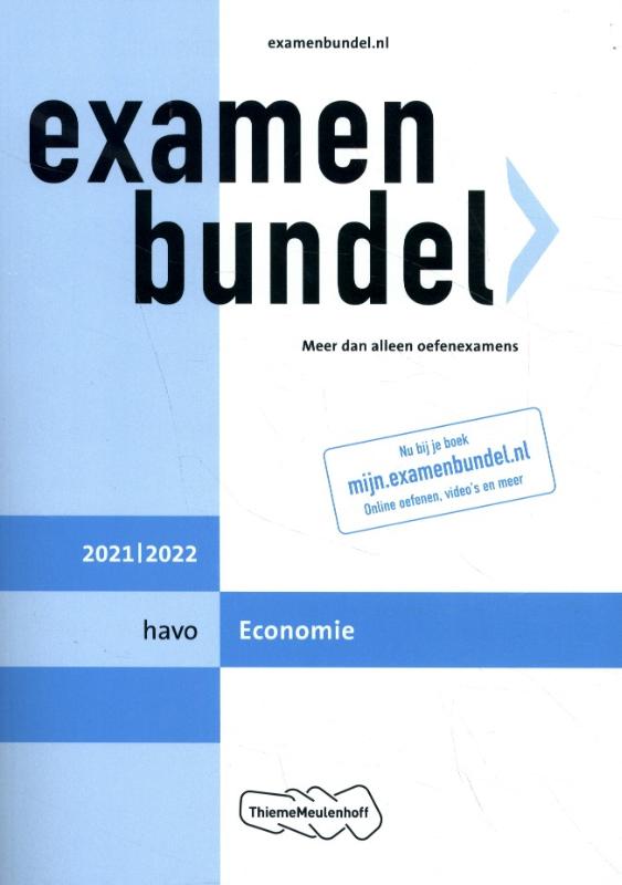 9789006491500 Examenbundel havo Economie 20212022