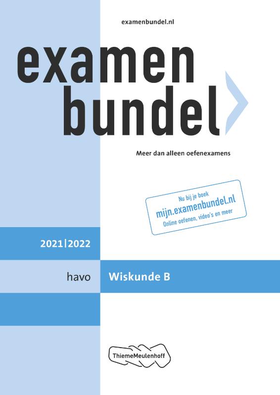9789006491685 Examenbundel havo Wiskunde B 20212022