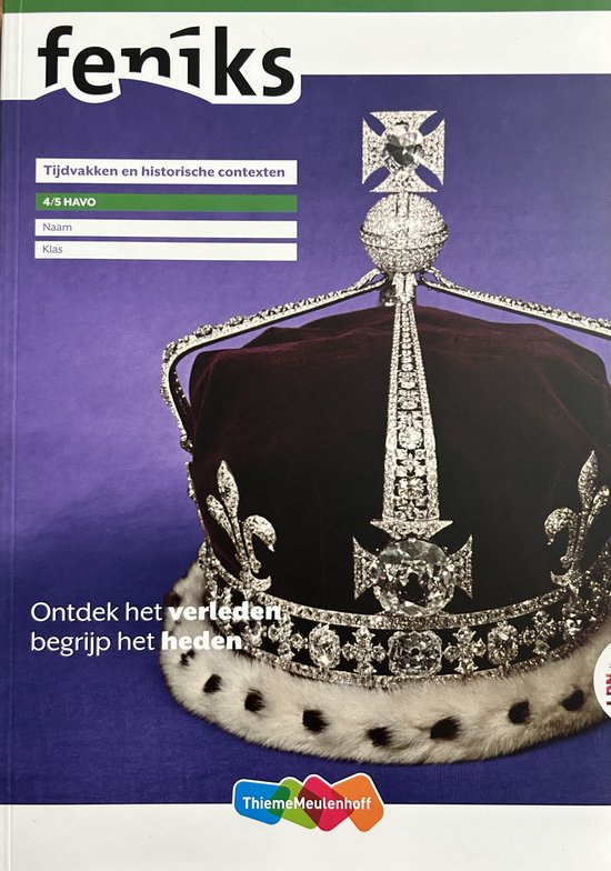 9789006580822 Feniks tijdvakken en historische contexten 45 havo
