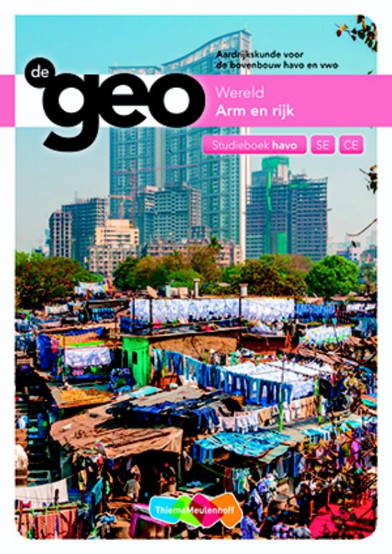 9789006619126 De geo 2e fase havo wereld arm en rijk studieboek