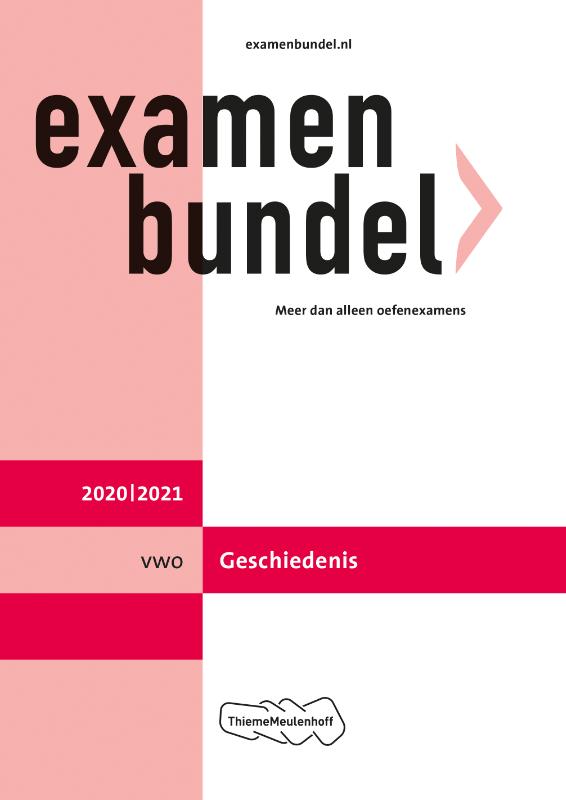 9789006781366 Examenbundel vwo Geschiedenis 20202021