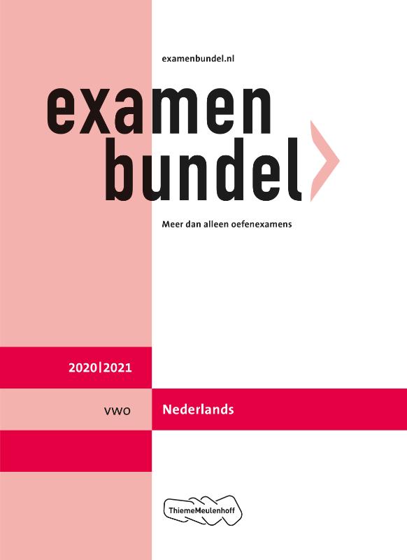 9789006781410 Examenbundel vwo Nederlands 20202021