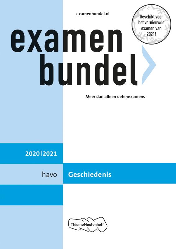 9789006781427 Examenbundel havo Geschiedenis 20202021