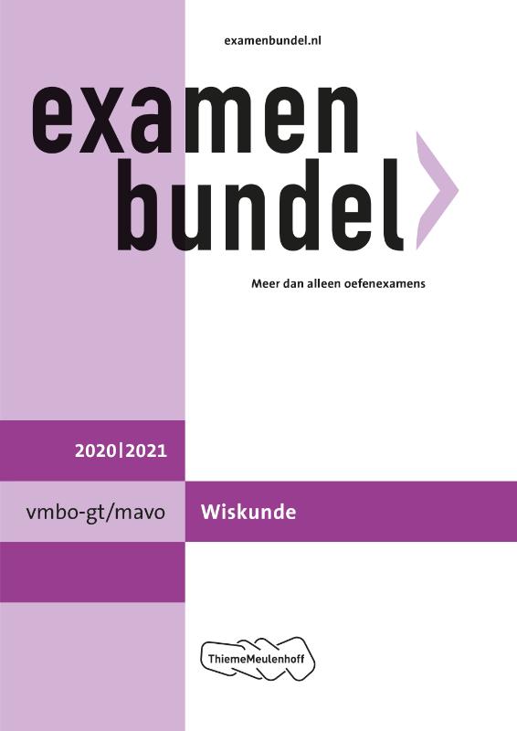 9789006781502 Examenbundel vmbogtmavo Wiskunde 20202021