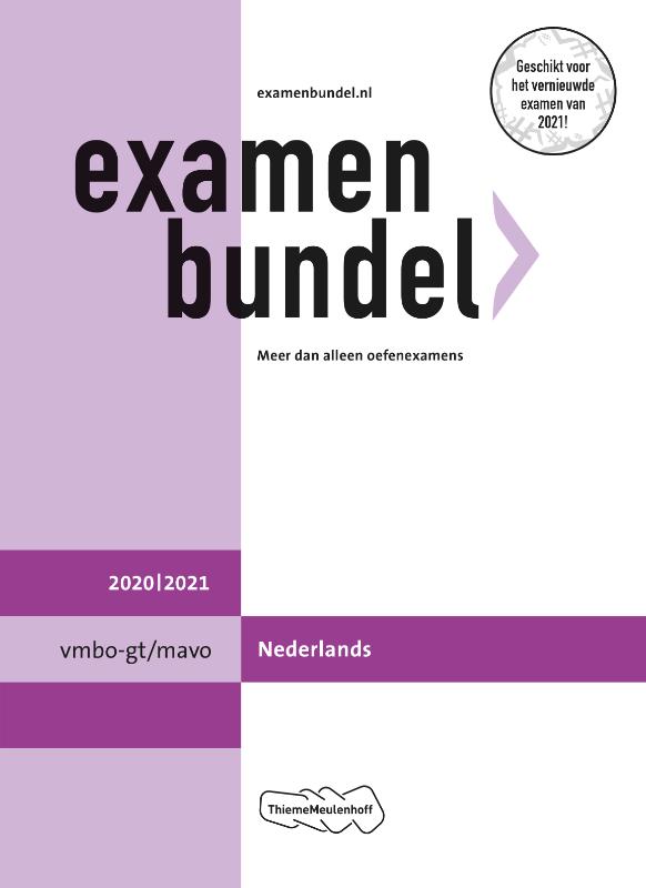 9789006781540 Examenbundel vmbogtmavo Nederlands 20202021