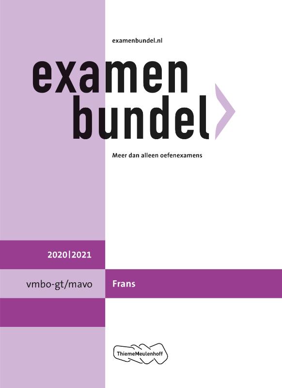 9789006814736 Examenbundel vmbogtmavo Frans 20202021