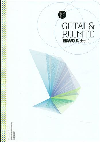 9789011110120 Getal  Ruimte 10e editie leerboek havo A deel 2