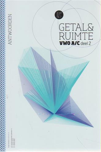 9789011110298 Getal en ruimte 10e ed wiskundeac vwo antwoorden deel 2