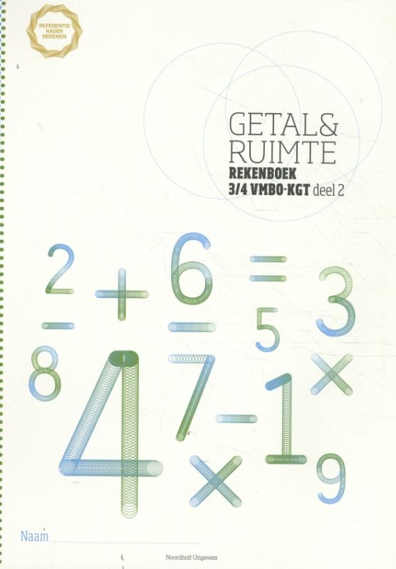 9789011111530 Getal en ruimte 34 vmbokgt rekenboek deel 2