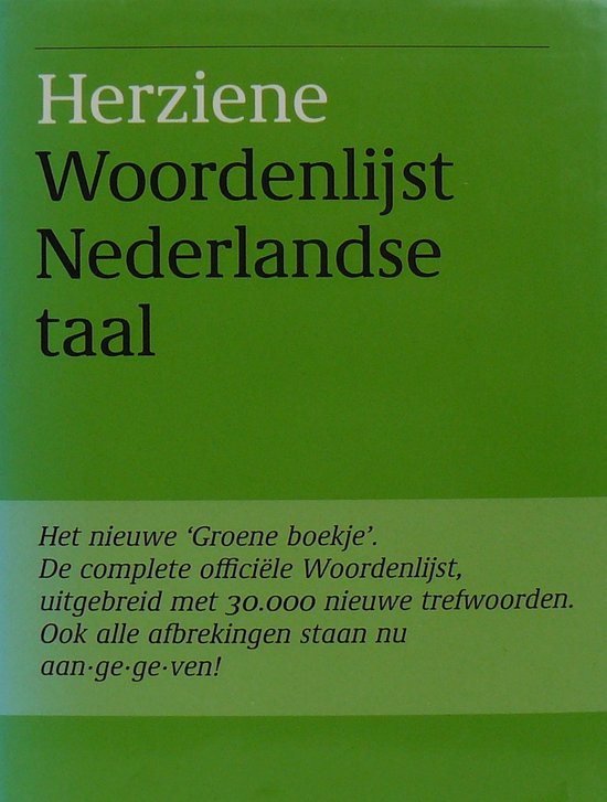 9789012061285 Herziene woordenlijst van de Nederlandse taal