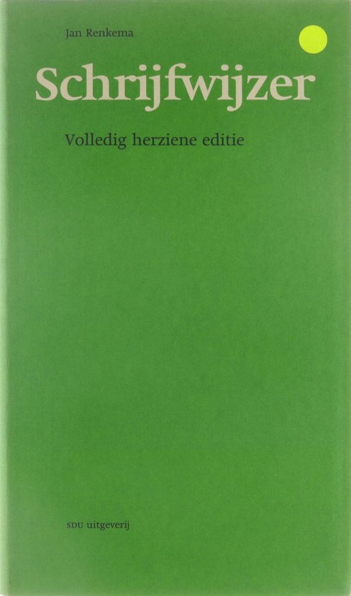 9789012063135 Schrijfwijzer  Volledig herziene editie