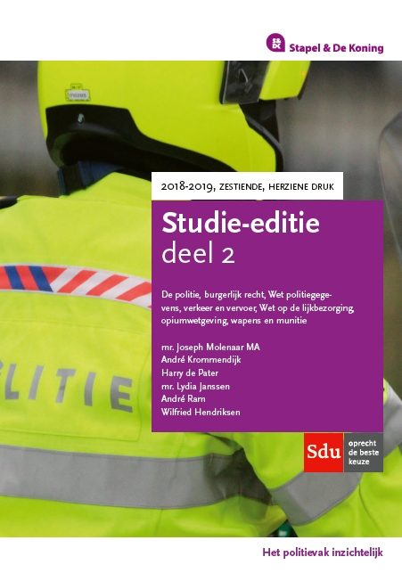 9789012403542 Het politievak inzichtelijk 2  Stapel  De Koning Studieeditie 20182019