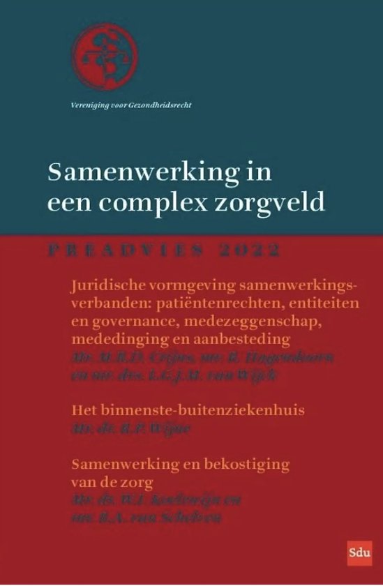 9789012407724 Samenwerking in een complex zorgveld