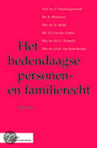 9789013012408 Het hedendaagse personen en familierecht  druk 4