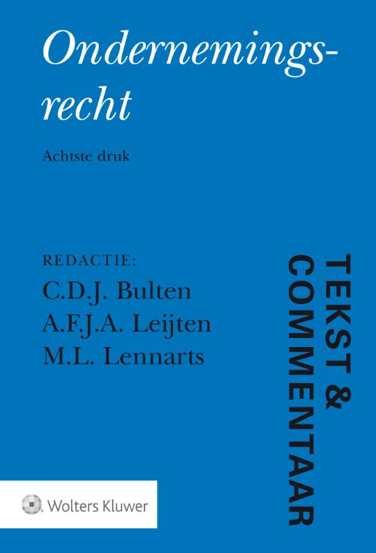9789013134193 Tekst  Commentaar Ondernemingsrecht